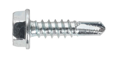 Sealey Self-Drilling Screw 4.8 X 19mm Hex Head Zinc Pack Of 100 Sdhx4819 from B&Q