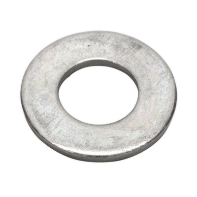 Sealey Flat Washer M12 X 28Mm Form C Bs 4320 Pack Of 100 Fwc1228 Silver