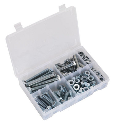 Sealey SetscrewNut & Washer Assortment 150Pc High Tensile M10 Metric Ab052Snw from B&Q