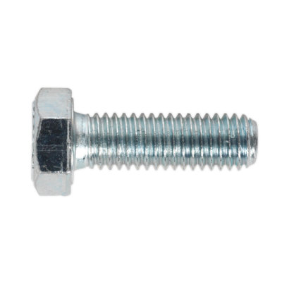Sealey Ht Setscrew M8 X 25mm 8.8 Zinc Plated Din 933Pack Of 50 Pieces Ss825 from B&Q