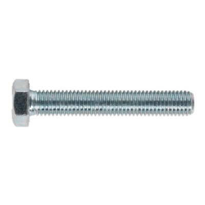 Sealey Ht Setscrew M12 X 75mm 8.8 Zinc Plated Din 933Pack Of 10 Pieces Ss1275 from B&Q