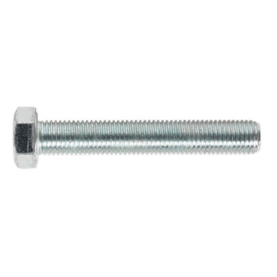  - Sealey Ht Setscrew M16 X 100mm 8.8 Zinc Pack Of 5 Ss16100