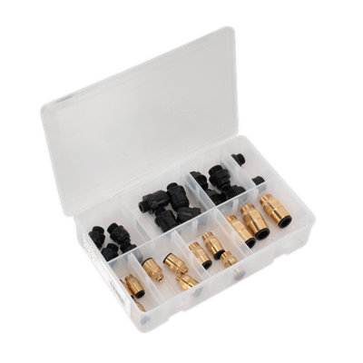 Sealey Speedfit Thread Adaptor Assortment 30 Pieces Metric & Imperial Ab072jg