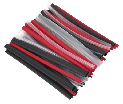 Sealey Heat Shrink Tubing Assortment 72Pc Mixed Colours Adhesive Lined 200mm Hstal72Mc from B&Q