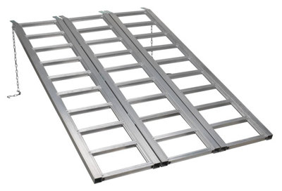 Sealey Motorcycle/trike/atv & Mini Tractor Ramp Wide Tri-Fold 680Kg Capacity Flr680T from B&Q