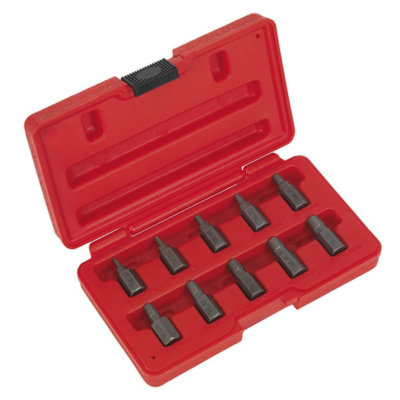  - Sealey Multi-Spline Screw Extractor Set 10Pc Ak8181