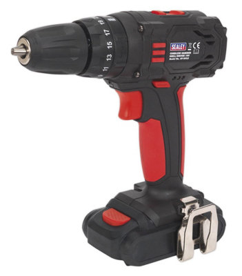 B&Q Light Sealey 18V 1.5Ah 10Mm Cordless Combi Drill With Led Work 31Nm Cp18vld Size 18