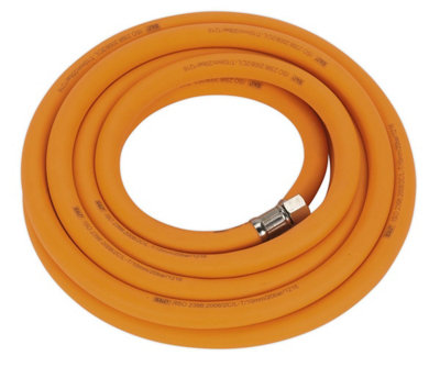 Sealey Air Hose 5M X 10mm Hybrid High-Visibility With 1/4"bsp Unions from B&Q