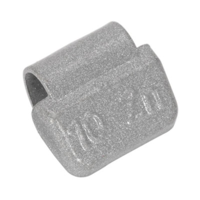  - Sealey Wheel Weight 10G Hammer-On Plastic Coated Zinc For Alloy Wheels Pack Of 100 Wwah10