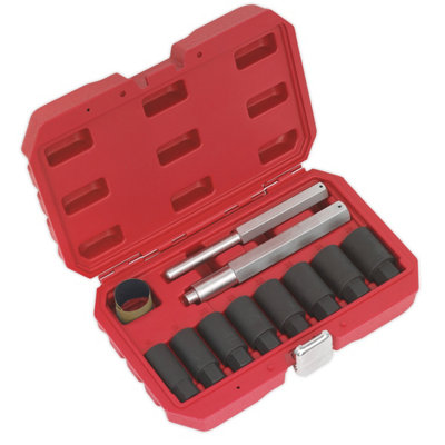 B&Q -  Sx272 Locking Wheel Nut Removal Set 10Pc