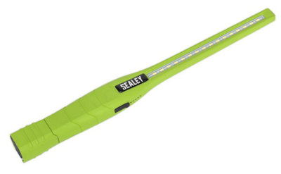  - Sealey Rechargeable Slim Inspection Lamp 360 Degree 8W 1W Smd Led Green Led3604G