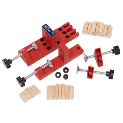 Sealey Universal Dowelling Jig Set Includes Aluminium Dowelling Jig Dj01 from B&Q