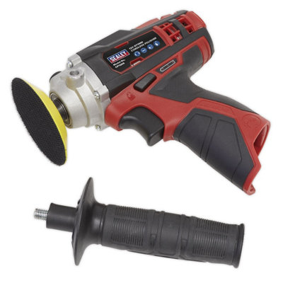Sealey Cordless Polisher 71mm 12V Li-IonBody Only Compact Lightweight Cp1205 from B&Q