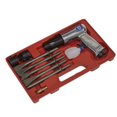 Sealey Sa11 Air Hammer With Chisels Long Stroke - Image 11