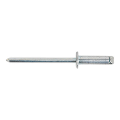 Sealey Steel Rivets 200 Pieces Standard Flange 4.8mm x 16.5mm Garage RS48615 - Image 8