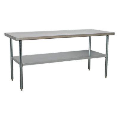 Sealey Stainless Steel Workbench 1.8 Meters Work Top 120Kg Capacity Ap1872Ss from B&Q