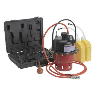 B&Q Sealey Pneumatic Brake & Clutch Pressure Bleeder Kit Vs0204
