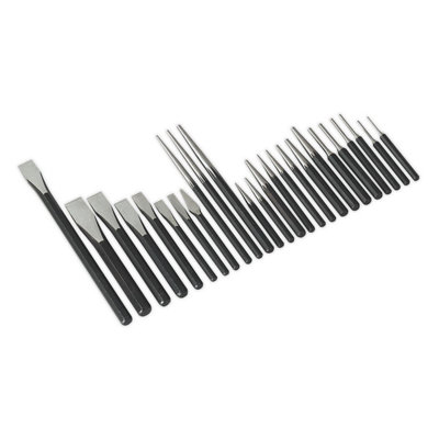 B&Q Sealey Punch & Chisel Set 26Pc Ak9298 Size 26