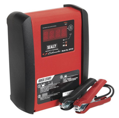  - Sealey Schumacher 15A 12V Automatic Smart Battery Charger & Maintainer Spi15S