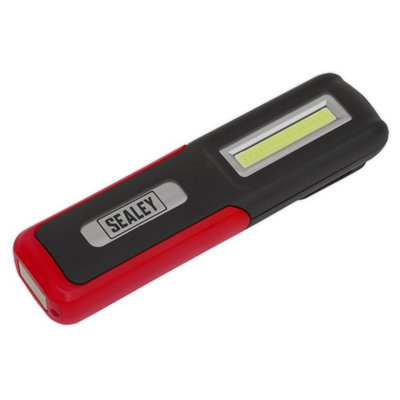 B&Q Sealey Rechargeable 3W Cob & 3W Smd Led Inspection Led317 Light