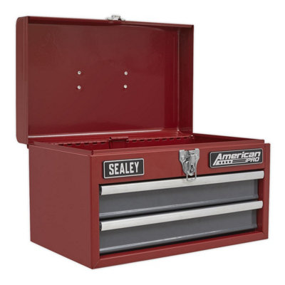  - Sealey Toolbox 2 Drawer With Ball-Bearing Slides Ap2602Bb