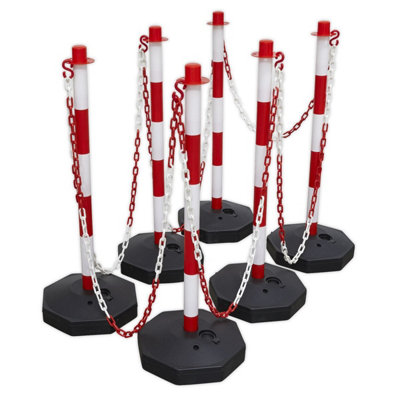 Sealey Red/White Post and Chain Kit - Image 10