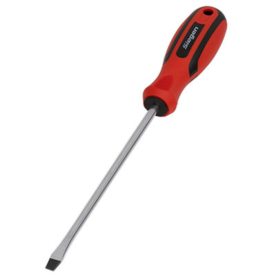 Sealey Screwdriver Slotted With Contoured Soft Grip Handle 6 X 150mm S01175 from B&Q