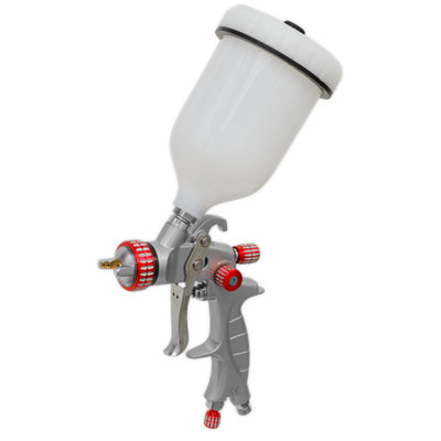 Sealey Professional Hvlp Gravity Feed Spray Gun1.3mm Set-Up 600Ml Hvlp01 from B&Q