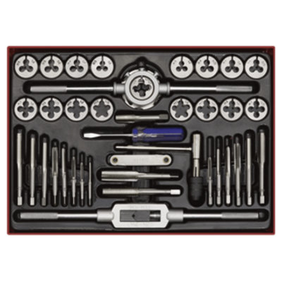 Sealey 40Pc Split Dies Tap & Die Set Metric Ak3040 Size 3