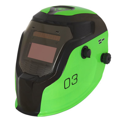 Sealey PWH3 Green Auto Darkening Welding Helmet - Shades 9 to 13 - Green - Image 18