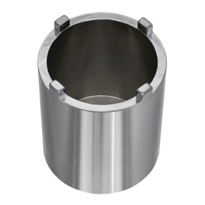 B&Q -  4-Pin 48.5mm Motorcycle Swingarm Locknut Socket 1/2" Square Silver Smc18