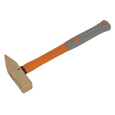 B&Q Sealey Cross Pein Engineer's Hammer 1.1Lb - Non-Sparking Ns078