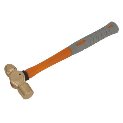 B&Q Sealey Ball Pein Hammer - Non-Sparking Ns083 12Oz