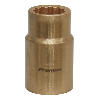 Sealey Socket 14mm 1/2" Square Drive Non-Sparking Walldrive 12 Point Ns047 from B&Q