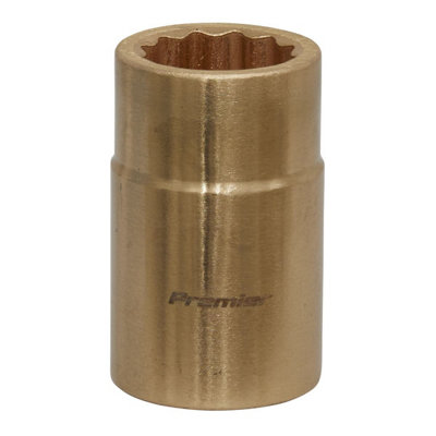  - Sealey Socket 16mm 1/2" Square Drive Non-Sparking Walldrive 12 Point Ns049