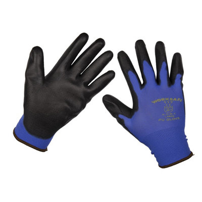 B&Q Sealey Lightweight Precision Grip Gloves (Large) - Pack Of 120 Pairs 9117L/B120