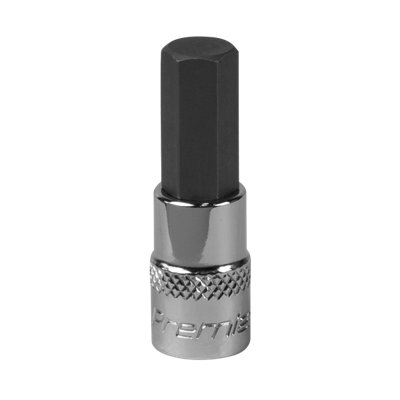 Sealey Hex Socket Bit 8Mm 1/4" Square Drive Forged Chrome Vanadium Steel Sbh006
