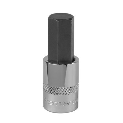 Sealey Hex Socket Bit 12Mm 3/8" Square Drive Forged Chrome Vanadium Steel Sbh015