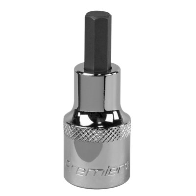 Sealey Hex Socket Bit 8Mm 1/2" Square Drive Forged Chrome Vanadium Steel Sbh020