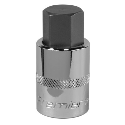 Sealey Hex Socket Bit 19Mm 1/2" Square Drive Forged Chrome Vanadium Steel Sbh026
