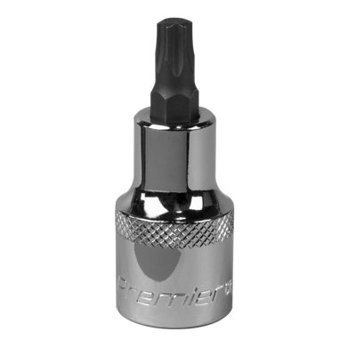 Sealey Trx-Star Socket Bit T40 1/2" Square Drive Polished Mirror Finish Sbt021
