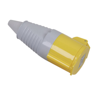 Sealey Socket Electrical For 2P+E Connectors 110V 16A Ip44 Rated Wc11016 Yellow