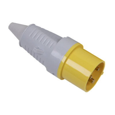 Sealey 110V 16A 2P+E Plug Ip44 Rated Conforms To Bs En 60309 Yellow/grey Wp11016 from B&Q