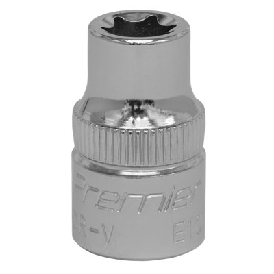 Sealey Trx-Star Socket E10 3/8" Square Drive Chrome Vanadium Steel Tool Set006