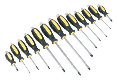 Sealey Screwdriver Set 13Pc Hammer-Thru S0754 from B&Q