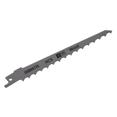 Sealey 150Mm 3Tpi Wood Reciprocating Saw Blade Pruning Coarse Pack Of 5 Srbr617k