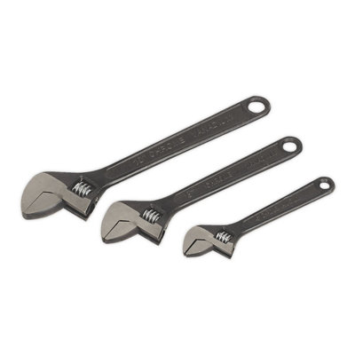 - Sealey Adjustable Wrench Set 3Pc Ak607