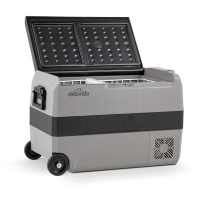 Dellonda 50L Portable Dual Zone Compressor Car Camping Cooler Fridge/freezer 12/24V from B&Q