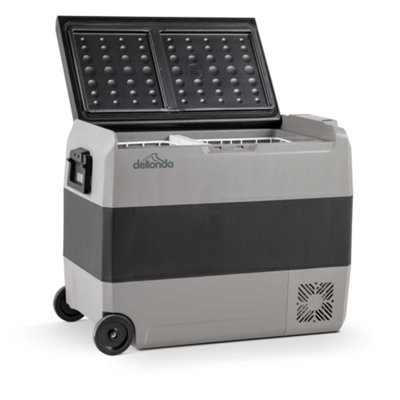 Dellonda 60L Portable Dual Zone Compressor Car Camping Cooler Fridge/freezer 12/24V from B&Q