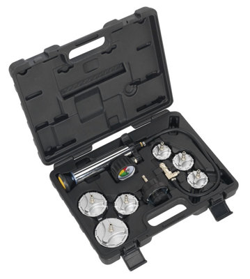  - Sealey Cooling System Pressure Test Kit 7PcCommercial Cv0011